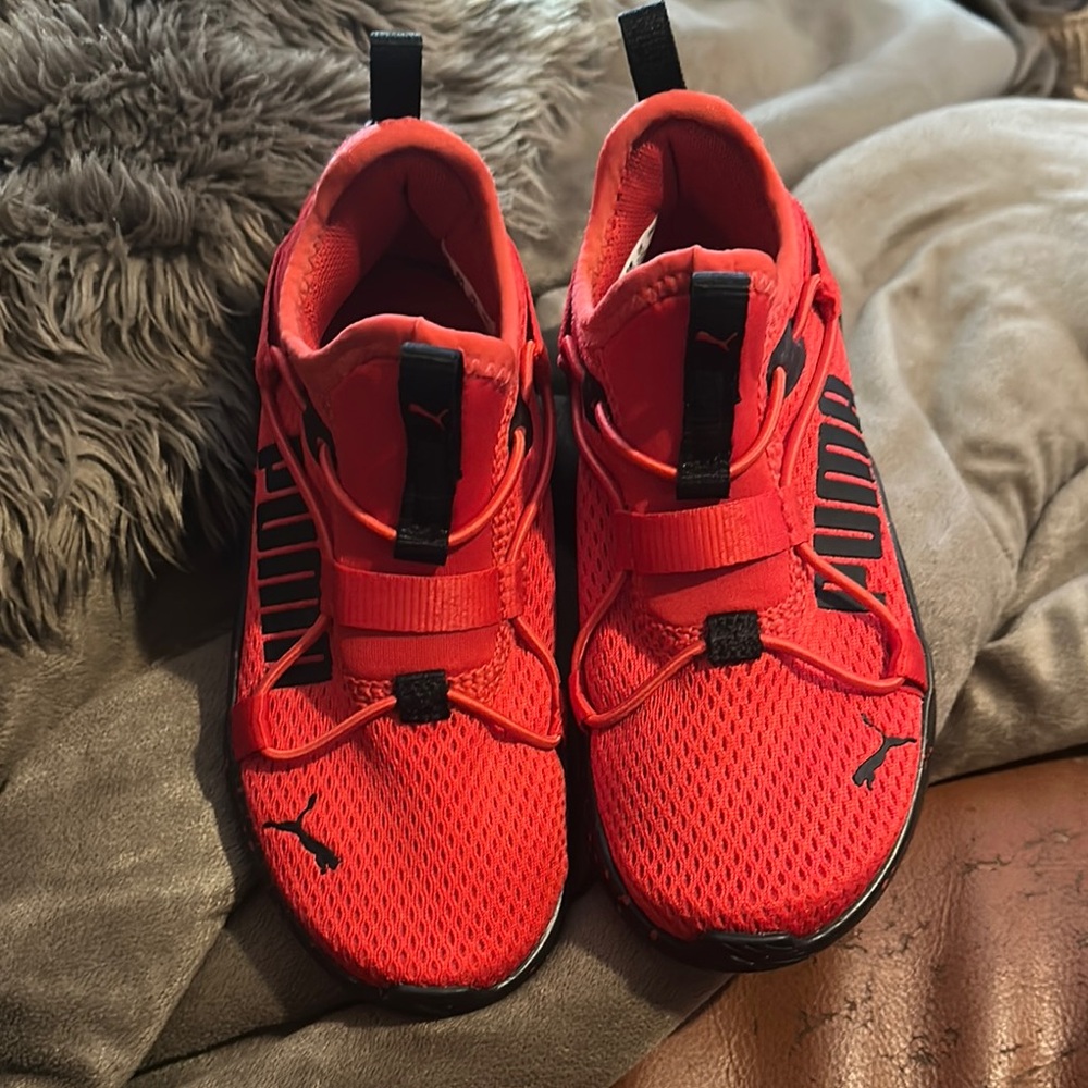 Puma Kids Bright Red Sneakers